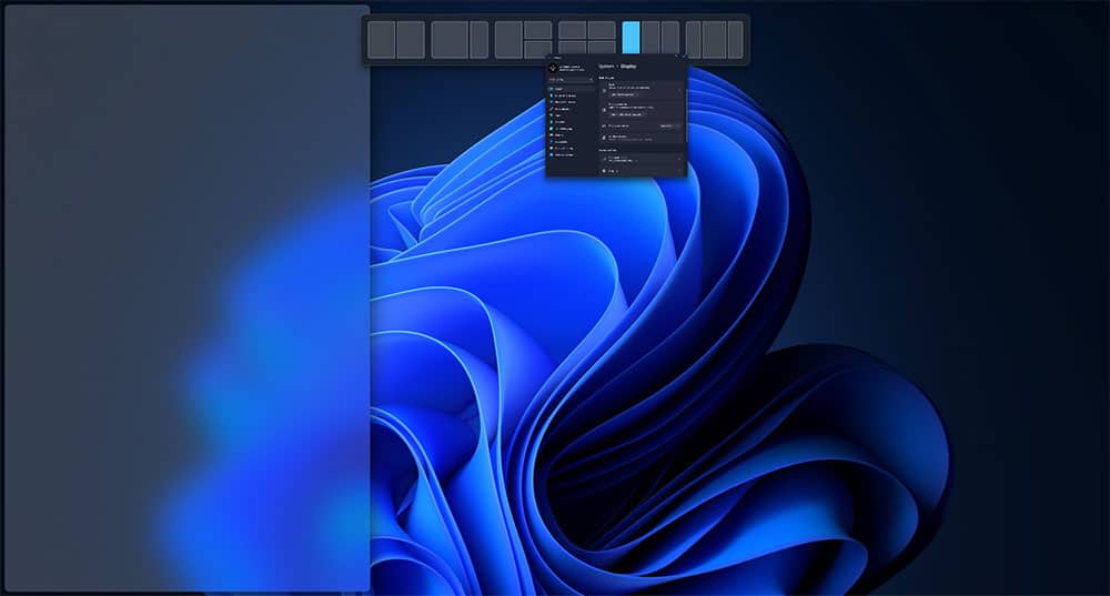 snap into windows layout surface laptop