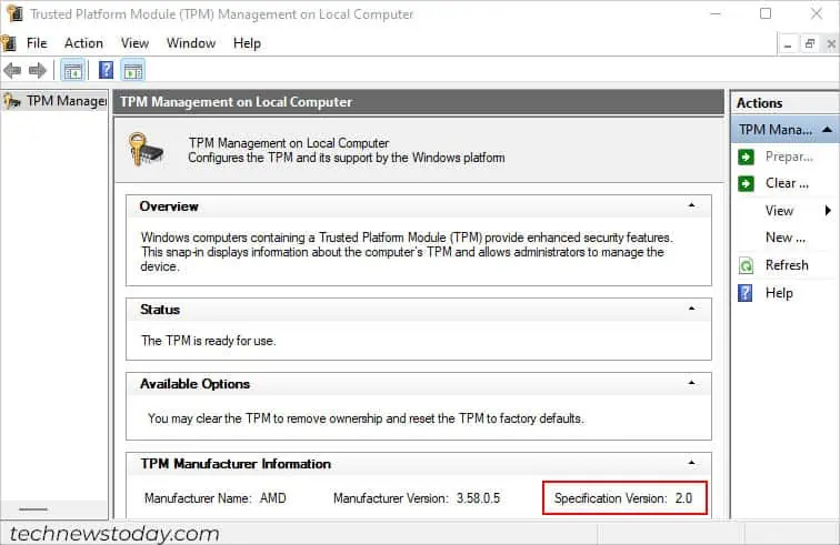 specification-check-in-tpm-management