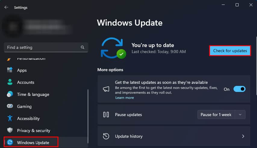 update windows after factory reset