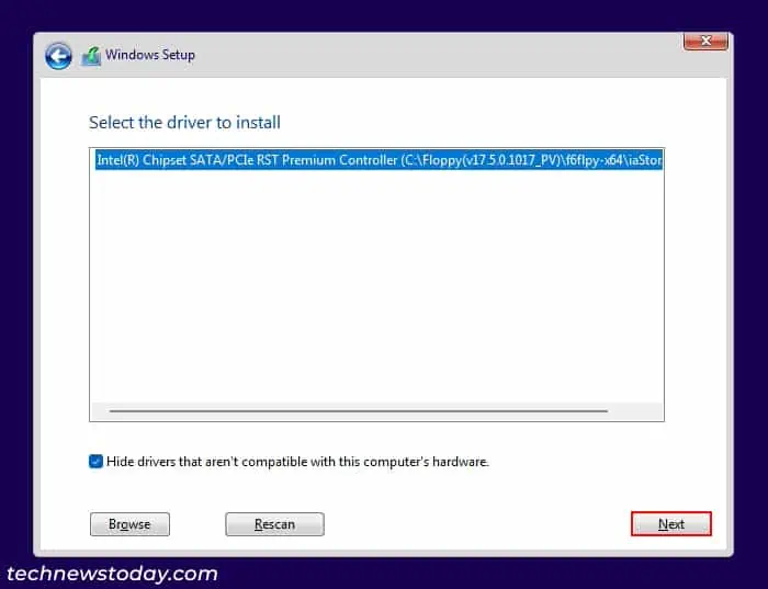 How to Setup RAID on ASRock Motherboard 39 windows-setup-load-driver-raid-next
