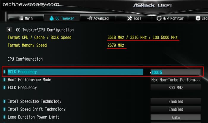 asrock-cpu-configuration-bclk-frequency-target-cpu-memory-speed