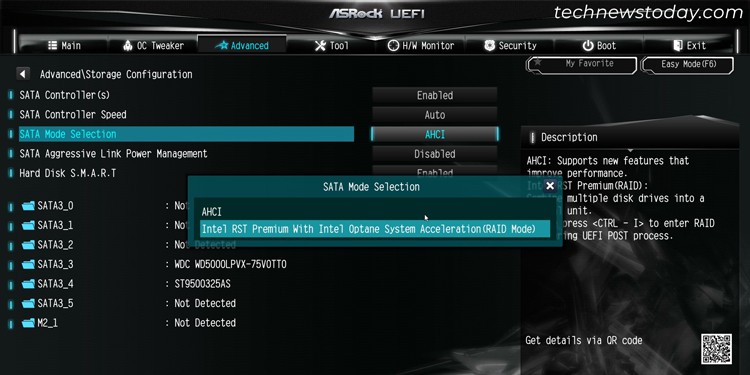 Как настроить BIOS на материнских платах ASRock 9 asrock-raid-mode-uefi