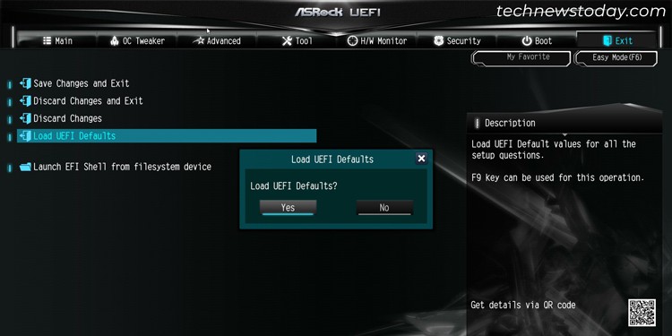 Как настроить BIOS на материнских платах ASRock 16 asrock-reset-bios-uefi