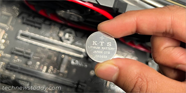 asus cmos battery removal