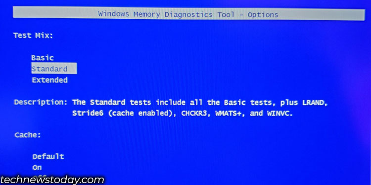How to Check RAM Health 4 basic standard and extended test windows memory diagnostic