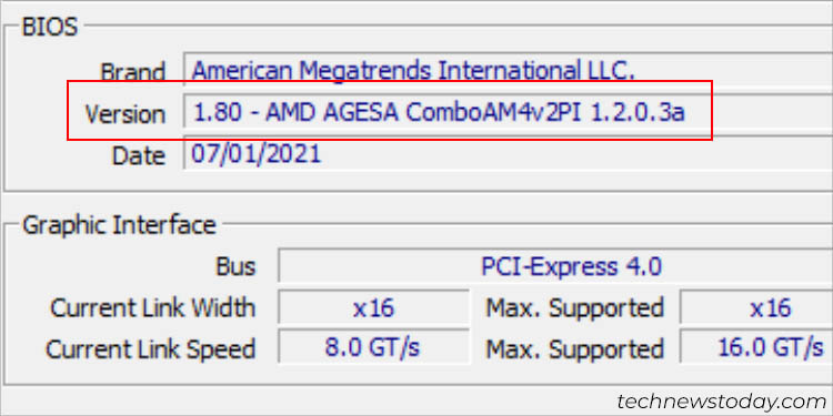 How to Check BIOS Version on Any System 8 bios version checking in cpuz
