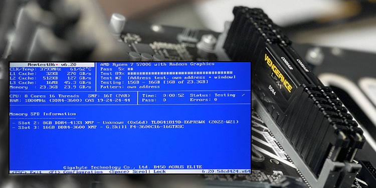 check RAM health