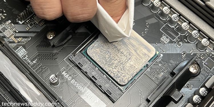 Clean Thermal Paste Cpu, Remove Thermal Paste Cpu