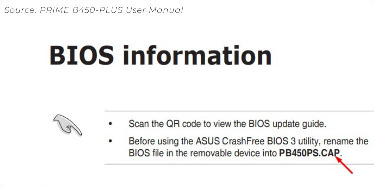 comparing in user manual cap file name
