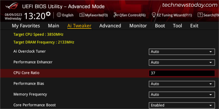 Understanding Motherboard Chipset and Its Importance 11 cpu core ratio in rog