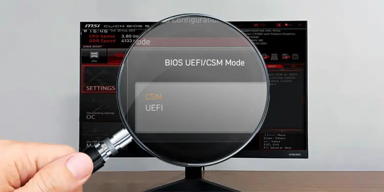 How To Enable Or Disable CSM On MSI Motherboard