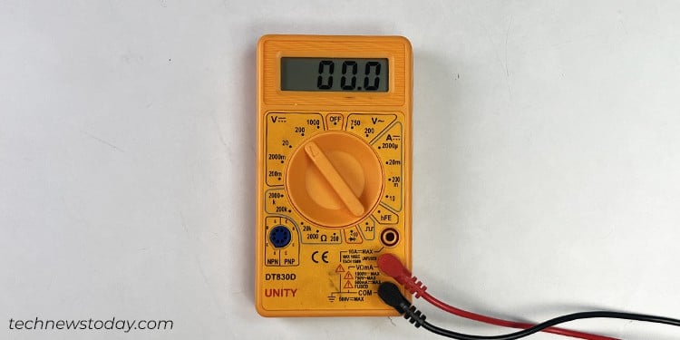 dc-voltage-measurement-mode-in-multimeter