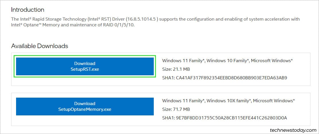 download-setuprst-intel