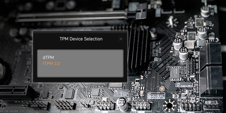 enable tpm msi bios