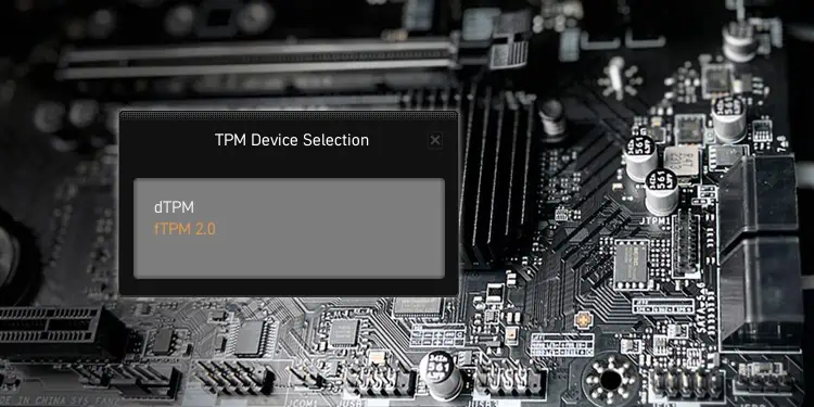 How To Enable TPM In MSI BIOS