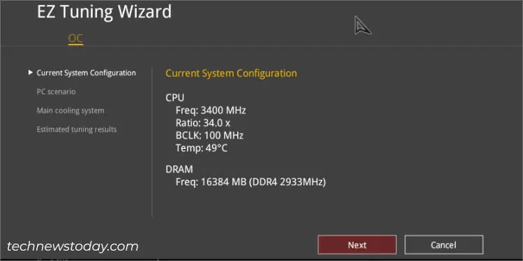 ez-tuning-wizard-current-system-config