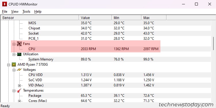 How to Check PC Fan Speed 5