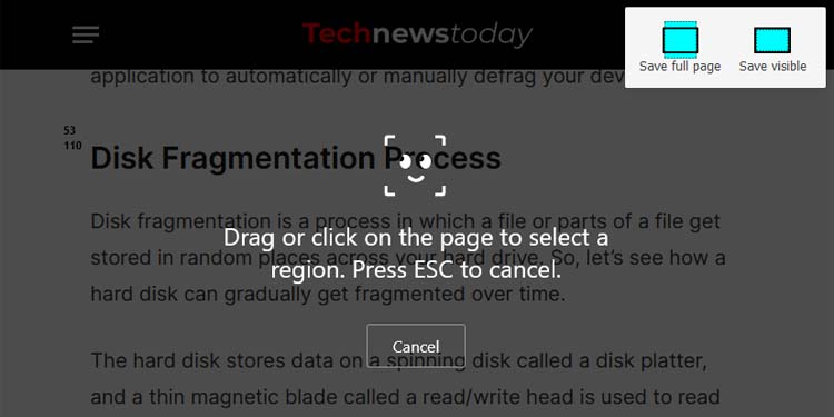 How to Screenshot on Firefox 1 firefox screenshot