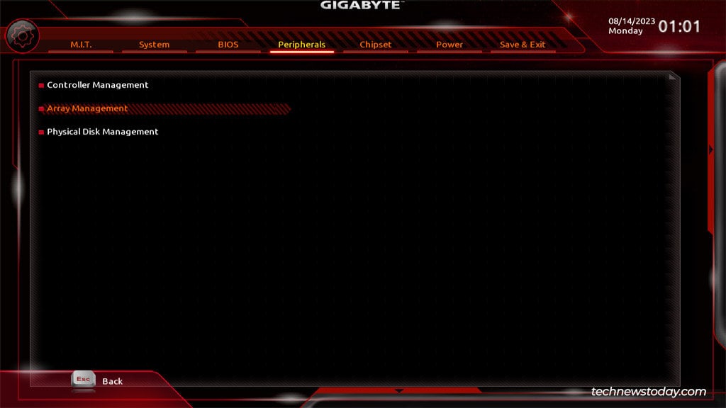 gigabyte-array-management
