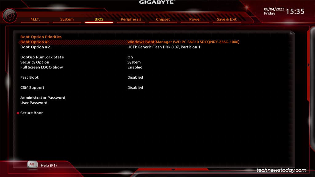 How To Setup Your Gigabyte BIOS 10