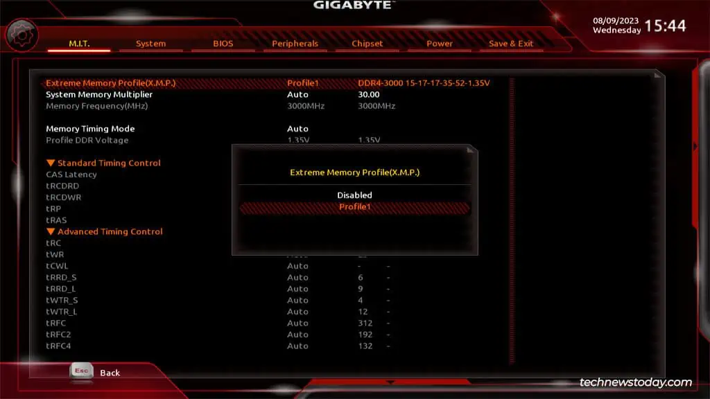 How To Overclock Your Gigabyte System 4 gigabyte-xmp-profile-1