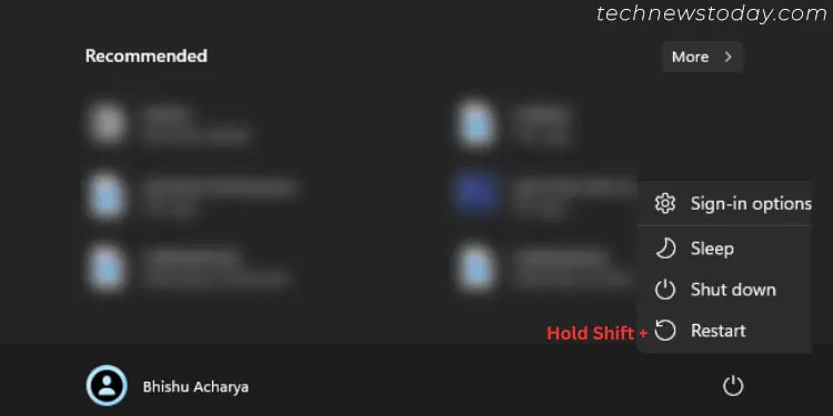 hold-shift-and-restart