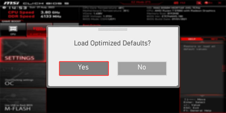 how to reset bios