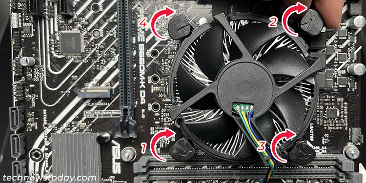 lock-push-pins-cpu-fan-diagonal-order
