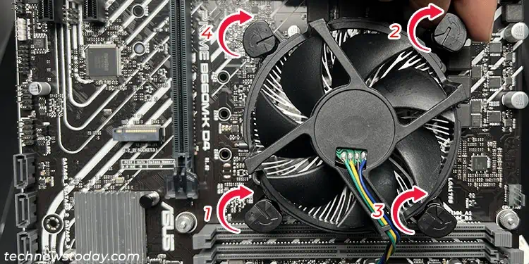 lock-push-pins-cpu-fan-diagonal-order