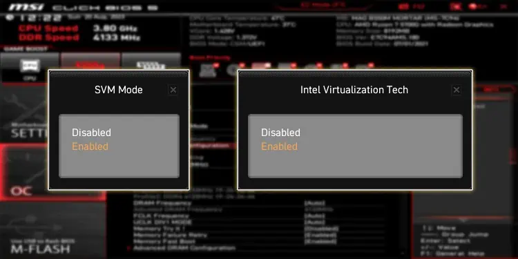 How To Enable Virtualization In MSI BIOS