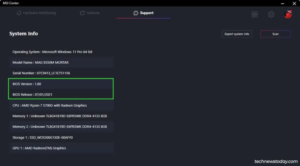 How To Check BIOS Version On MSI Motherboard