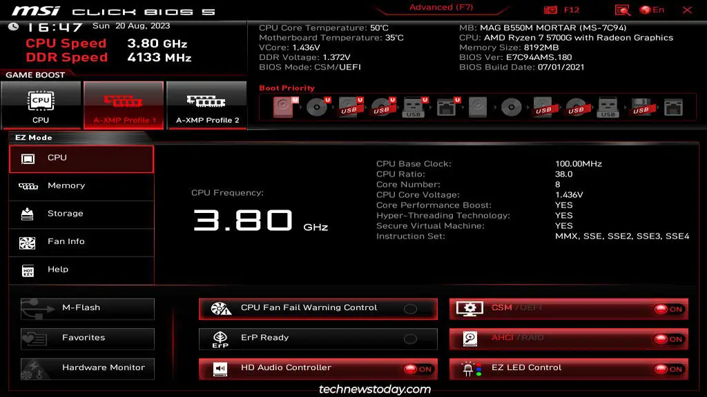 msi-ez-mode-csm-uefi