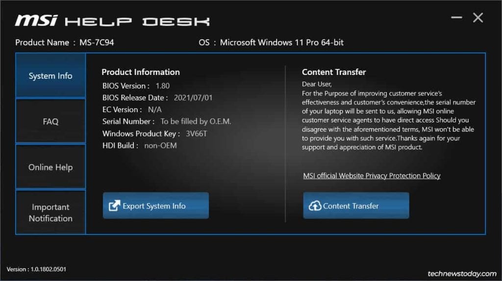 How To Check BIOS Version On MSI Motherboard