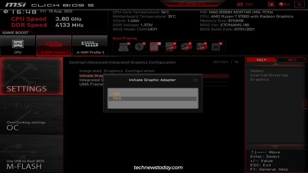 msi-initiate-graphic-adapter-peg-igd