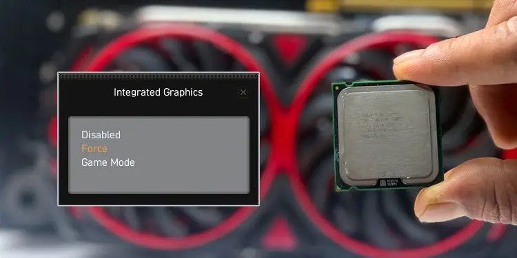 How To Enable Or Disable MSI Integrated Graphics