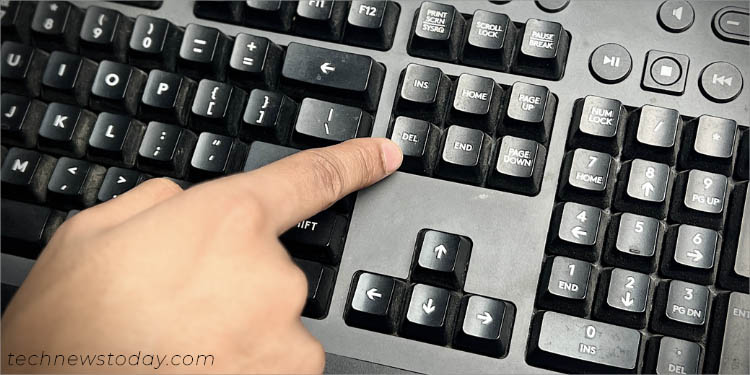 pressing bios key