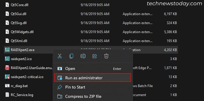 raidxpert2-exe-run-as-administrator