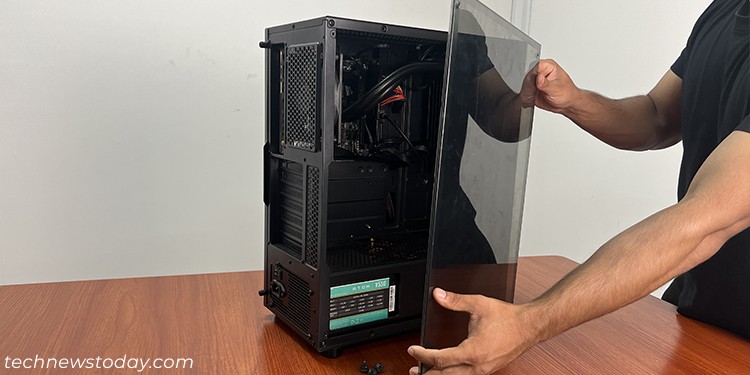 remove-side-panel-clean-radiator