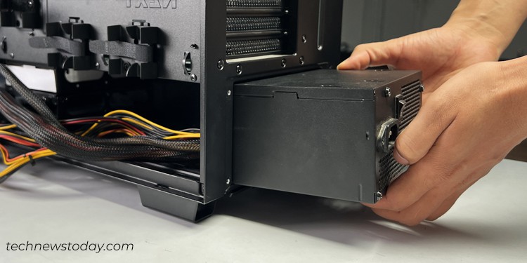 removing-low-end-psu-from-the-pc-case