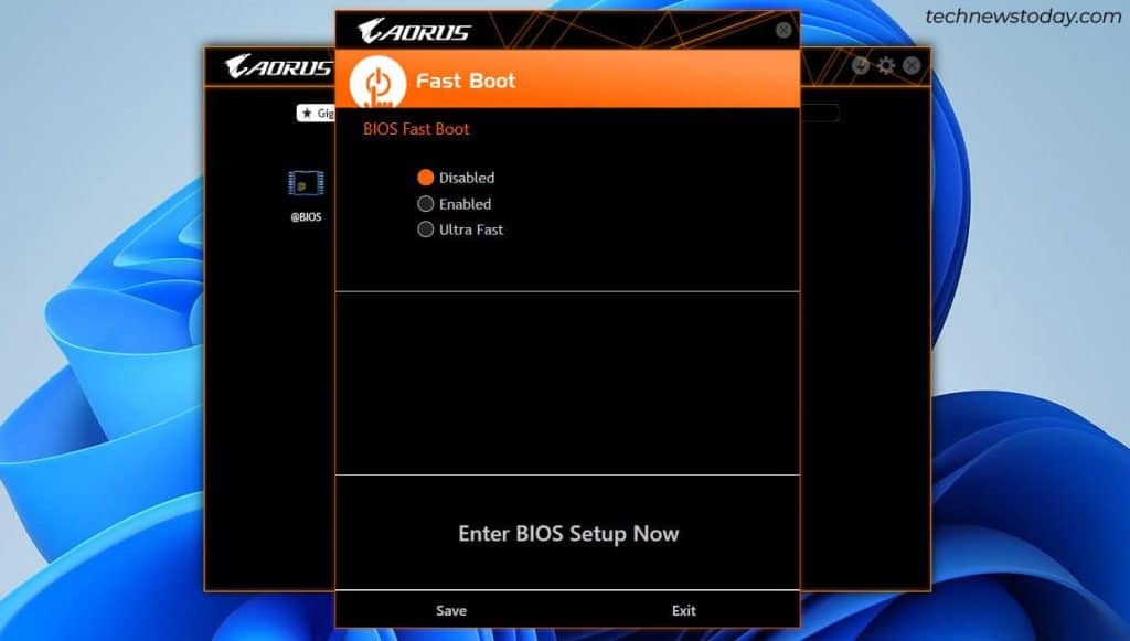 How to Enter BIOS on Any System 14 run gigabyte fast boot app