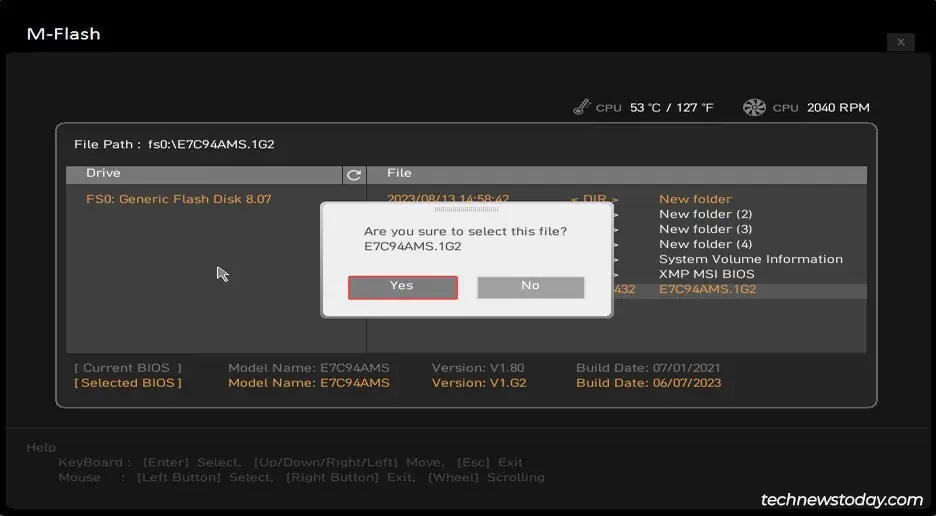 select-bios-file-msi-mflash