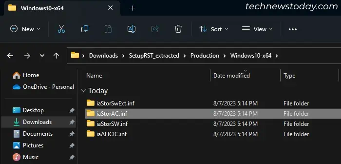 How to Setup RAID on ASRock Motherboard 37 setuprst-iastorac-inf
