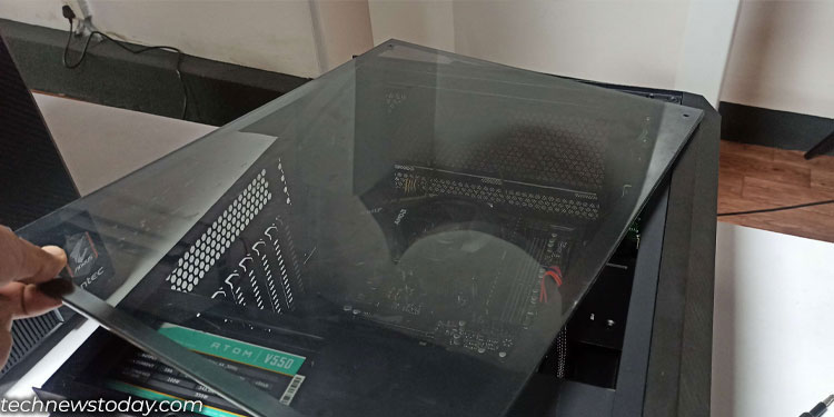 How to Upgrade RAM 3 take side panel out upgrade ram