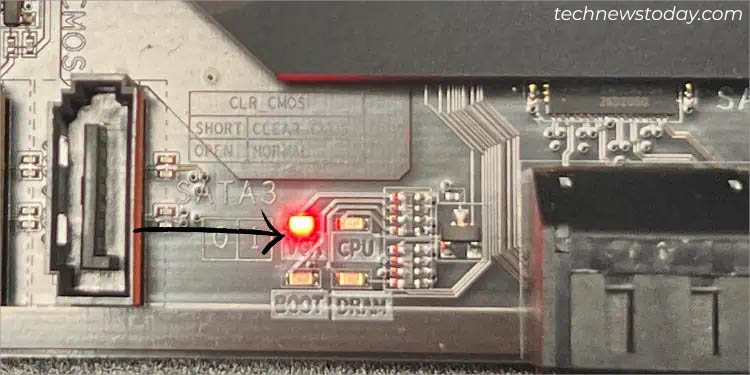 PC Won’t Boot to BIOS? Here’s What to Do 2 vga light in motherboard