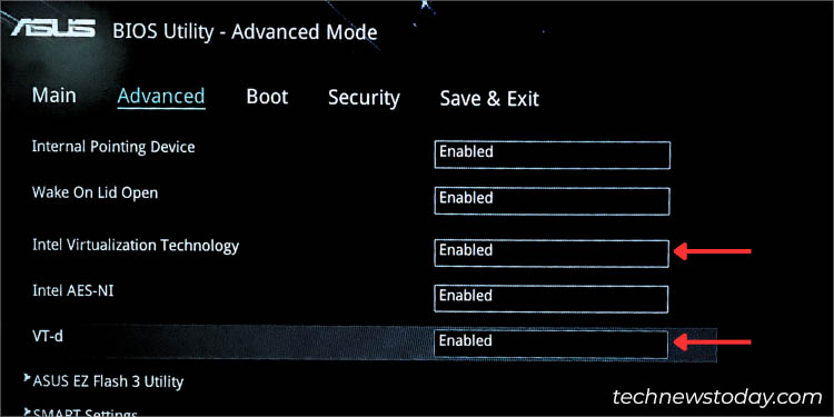 How to Enable Virtualization in ASUS BIOS 9 vt and vt-d option in asus