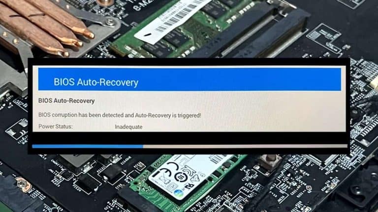 BIOS Auto Recovery