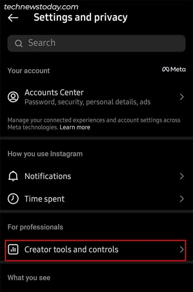 Add Yours Sticker Not Working on Instagram? 9 Ways to Fix 19 Below-For-Professionals-choose-Creator-tools-and-controls-675x1024
