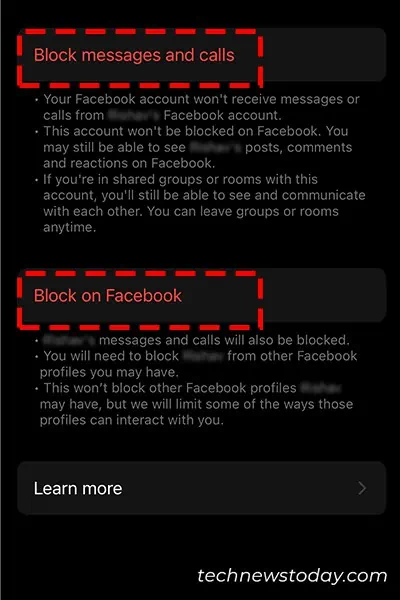Block-in-Messenger