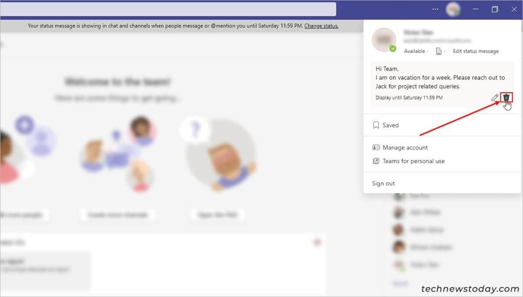 How To Set Out Of Office In Teams