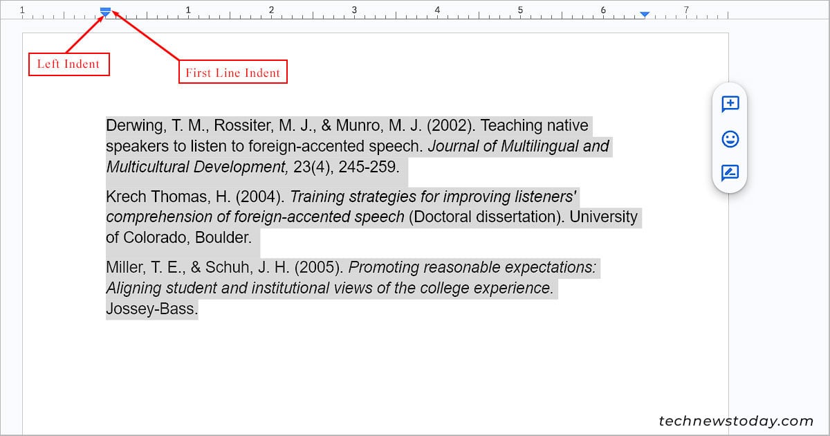 Drag-left-indent-to-right-on-the-ruler-Google-Docs
